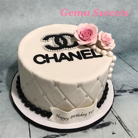 chanel themed cake